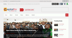 Desktop Screenshot of capitalradiomalawi.com