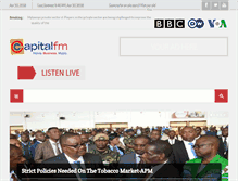 Tablet Screenshot of capitalradiomalawi.com